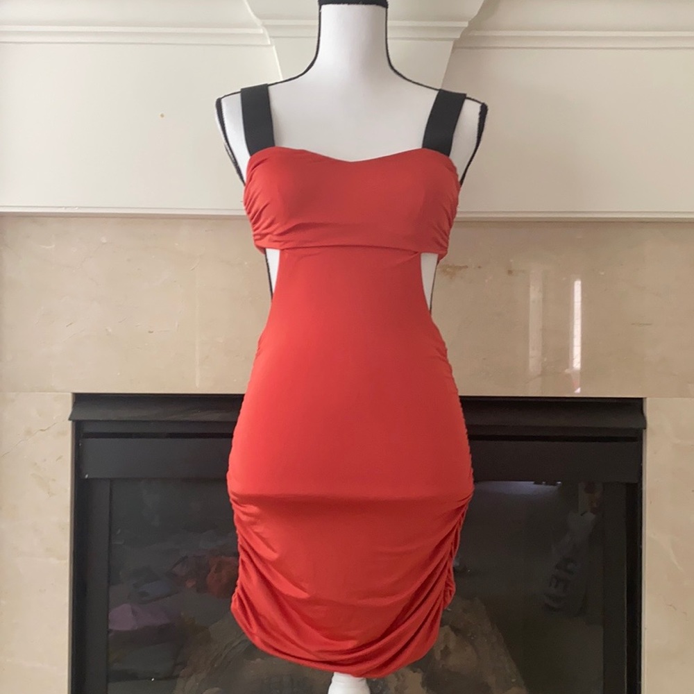 Cutout mini dress